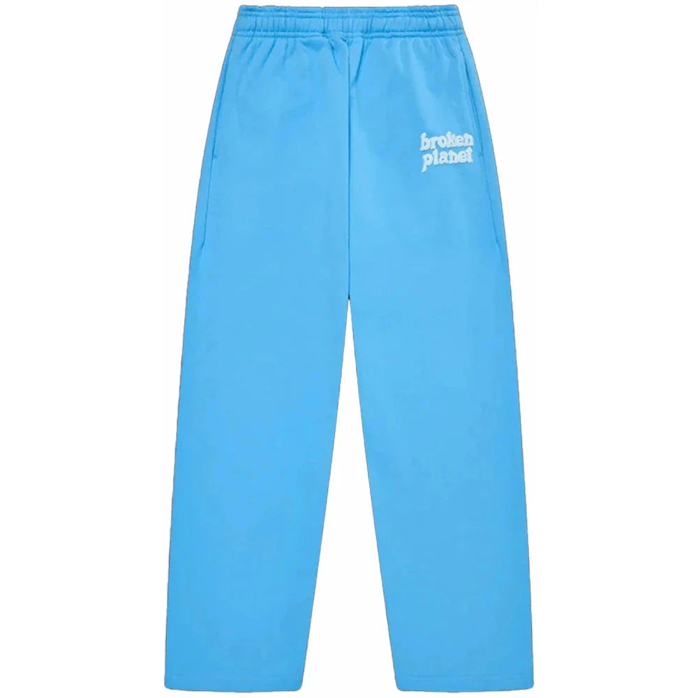 Broken Planet Market Basics Straight Leg Sweatpants Light Blue