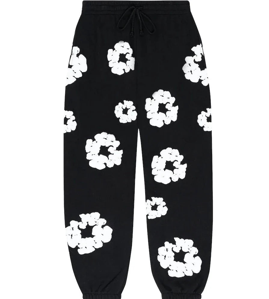 Denim Tears The Cotton Wreath Sweatpants Black