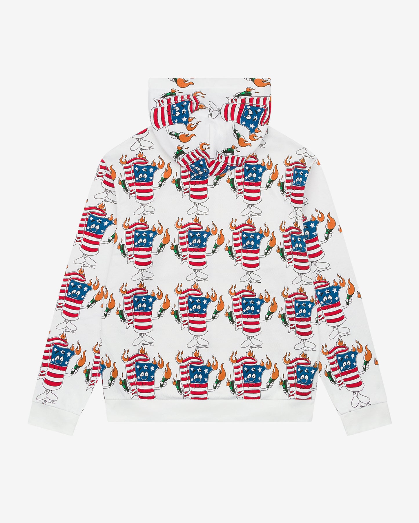 Denim Tears - Men's Firecracker Zip Hoodie - (White)
