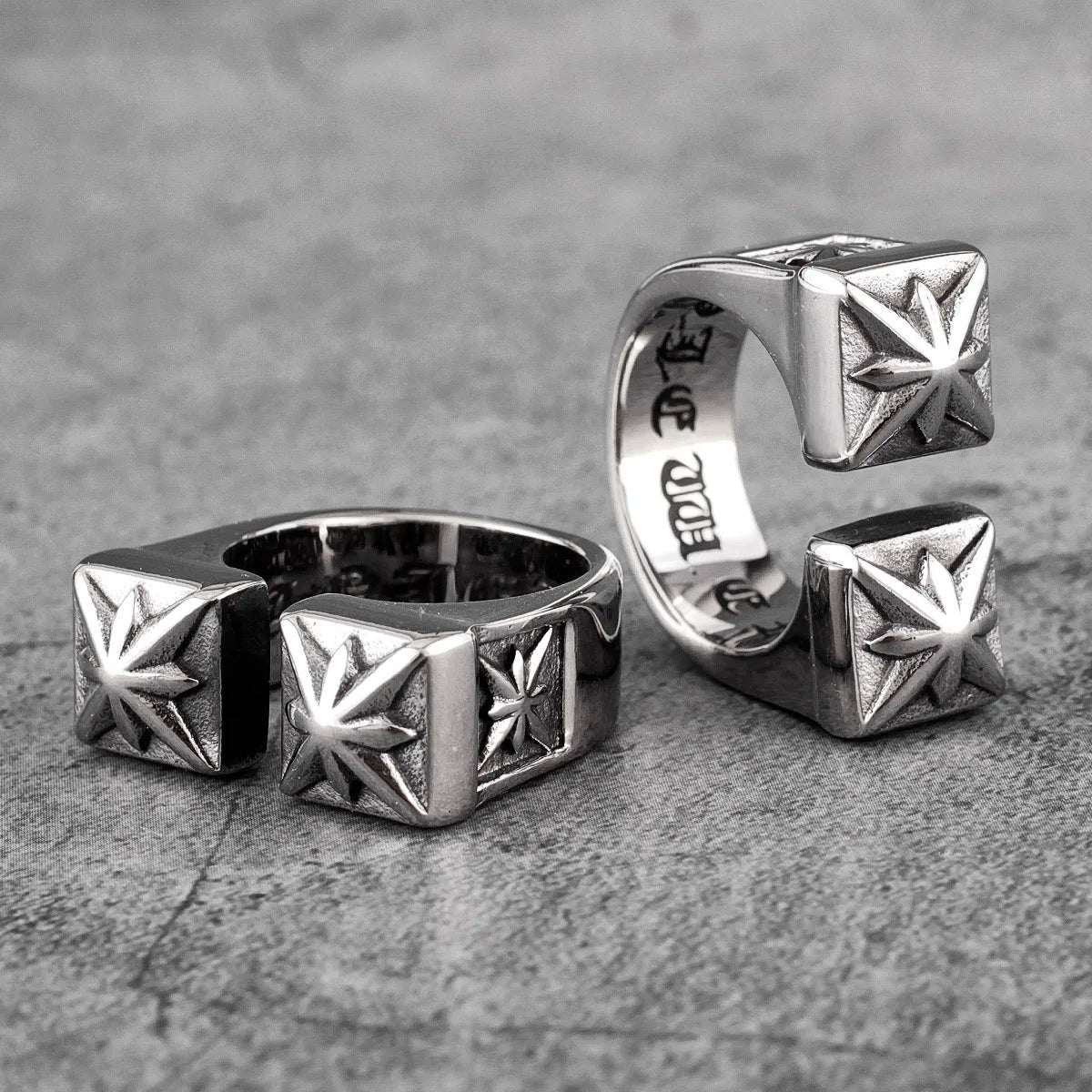 Vintage Gothic Flower Ring