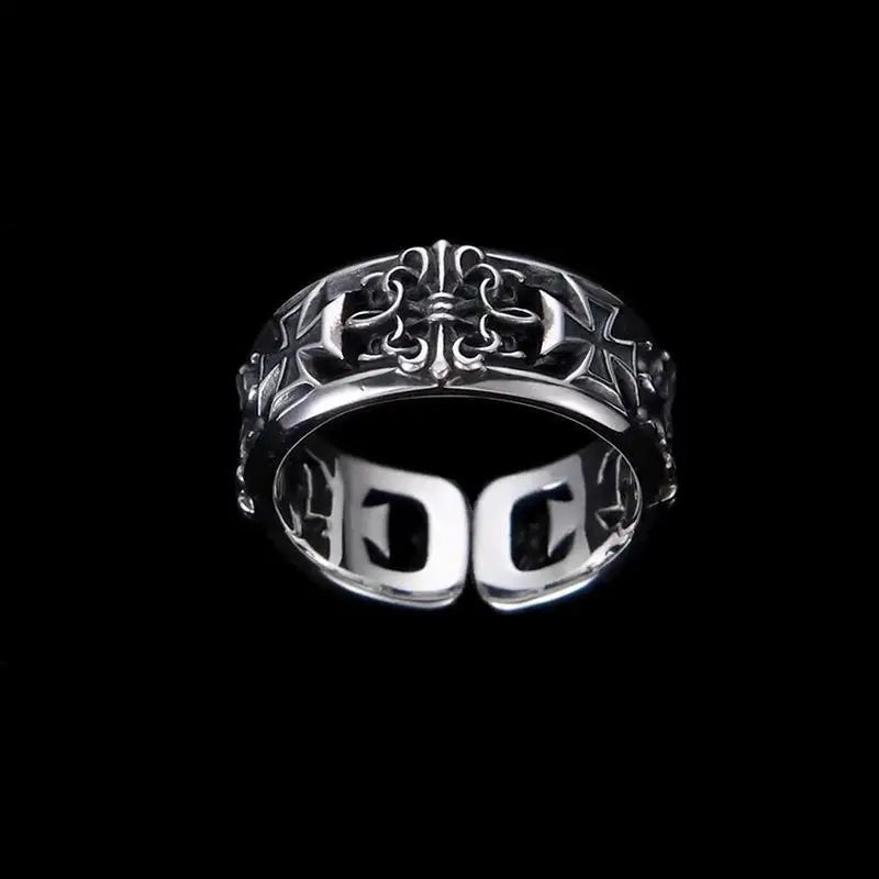 retro cross ring