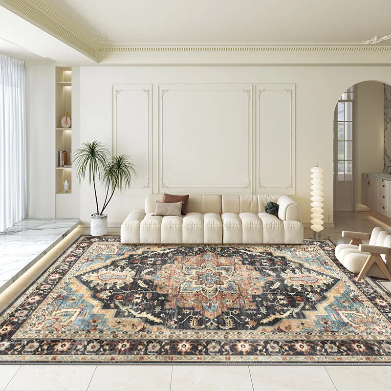 CELEB STUDIO Persian Living Room Large Crystal velvet Bohemian Rug