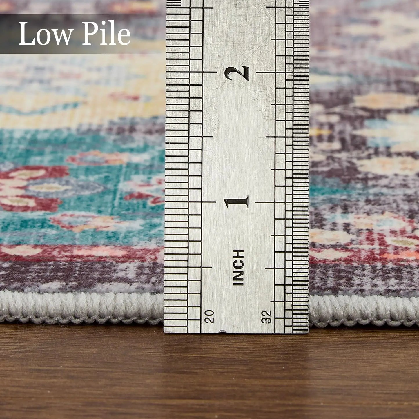 CELEB STUDIO Large Vintage Persian Rug - Machine Washable