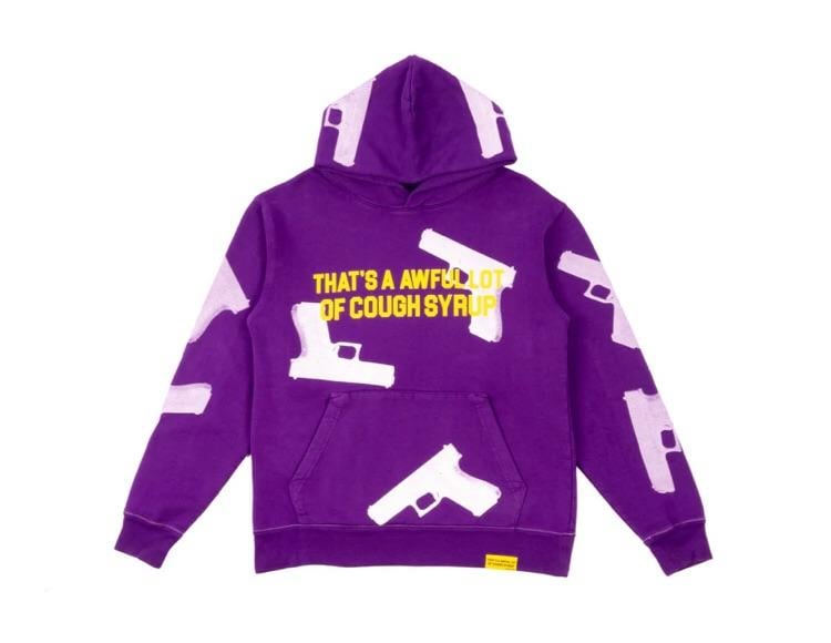 THAT'S A AWFUL LOT OF COUGH SYRUP PURPLE GLOCK HOODIE