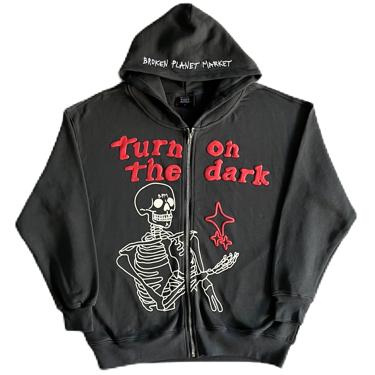 Broken Planet Hoodie - 'turn on the dark'