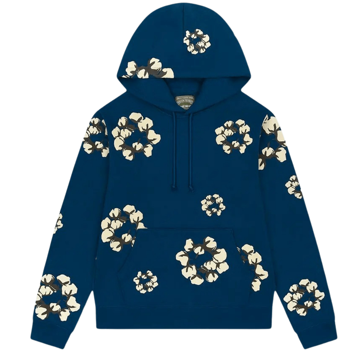 Denim Tears x Cactus Plant Flea Market Cactus Tears Wreath Hoodie 'Navy' - Kick Game