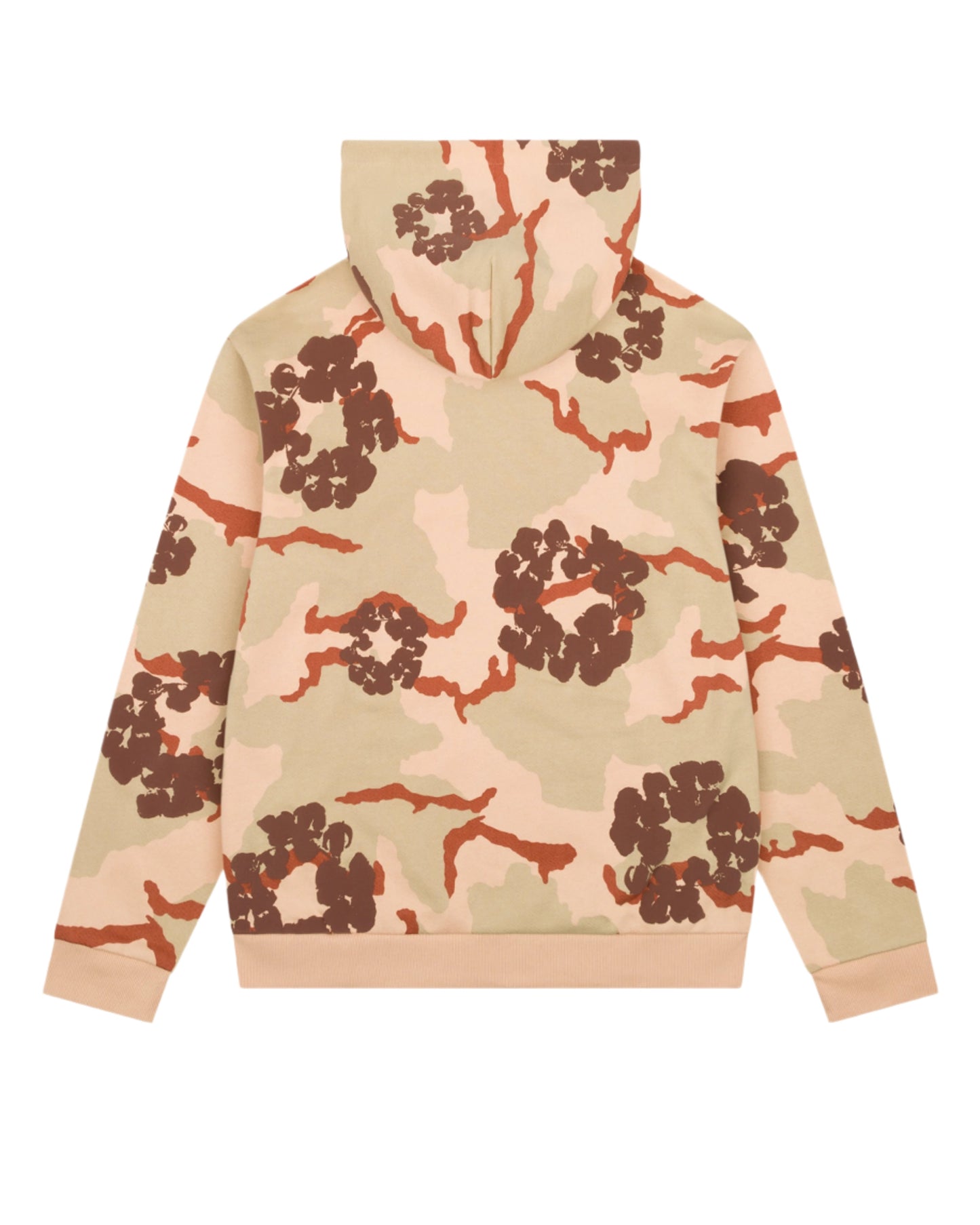 Denim Tears - Men's Camo Cotton Wreath Zip Up Hoodie - (Desert Sand)