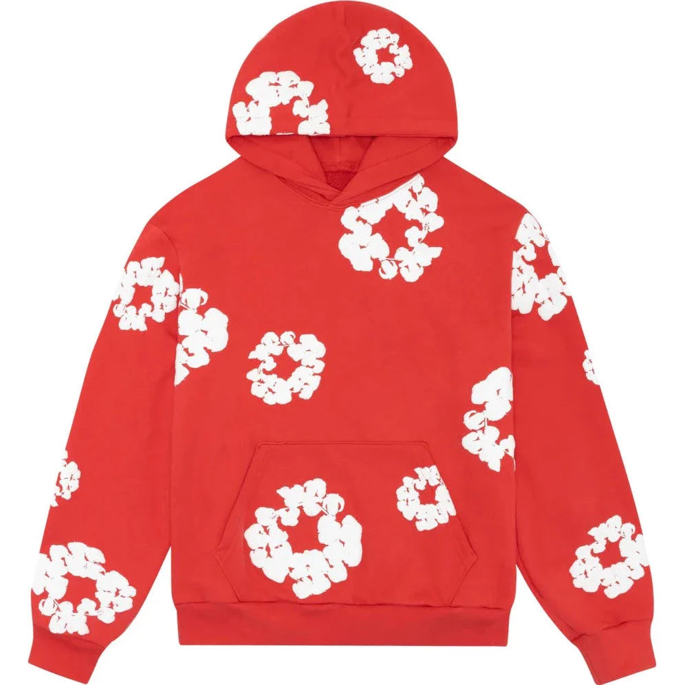 Denim Tears Cotton Wreath Sweatshirt Red