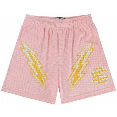 Eric Emanuel EE Short Rose Quartz/Yellow Lightning Bolt
