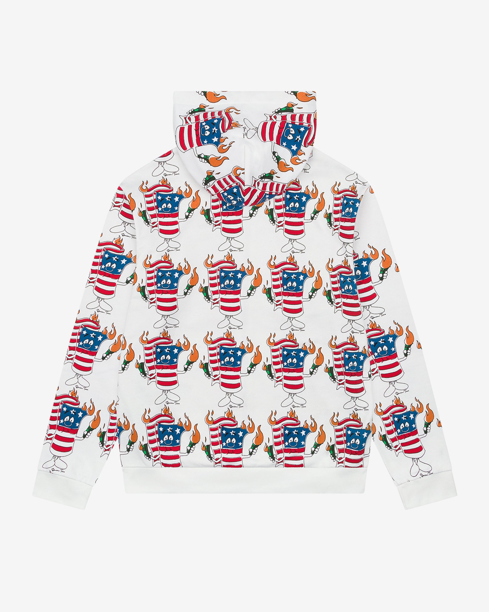 Denim Tears - Men's Firecracker Zip Hoodie - (White)