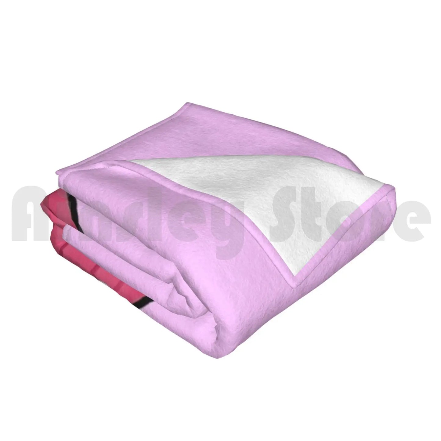Drew House Mustache Blanket Pink
