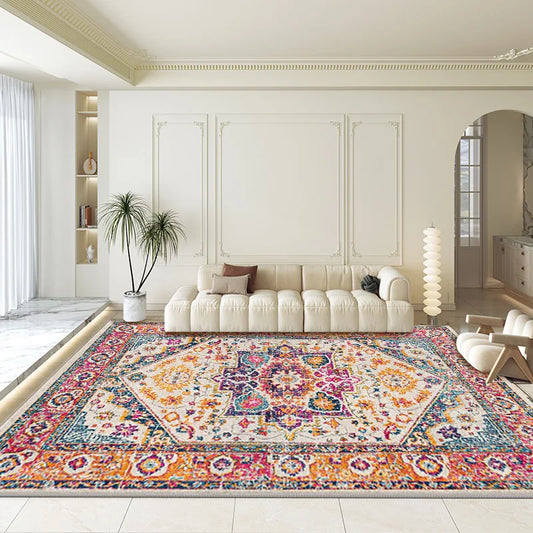 CELEB STUDIO Persian Living Room Large Crystal velvet Bohemian Rug