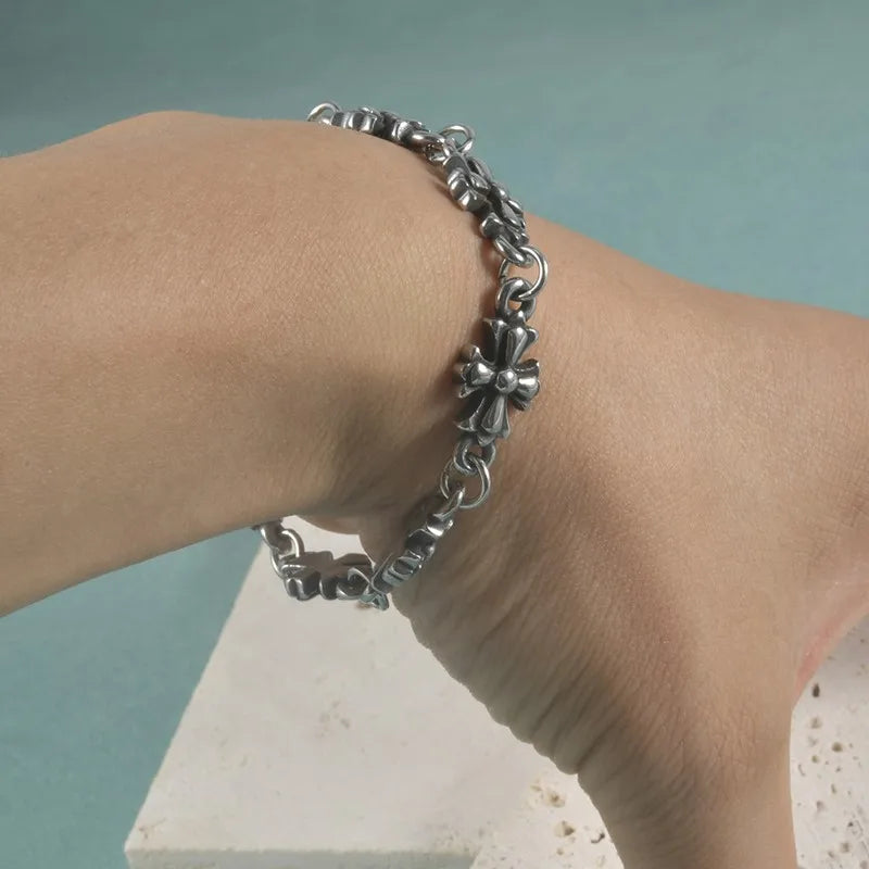 Retro Cross Bracelet