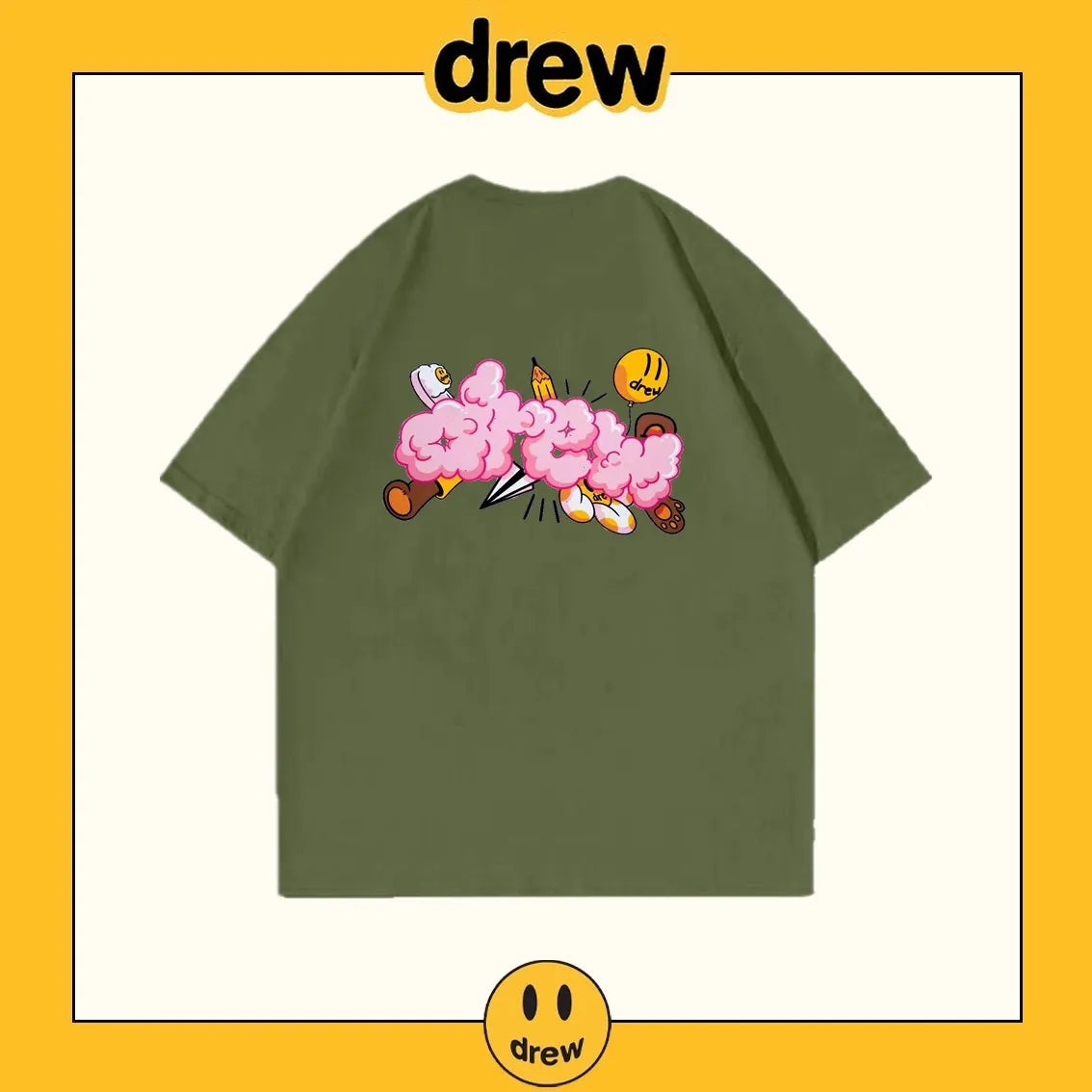 Drew House Cotton Candy T-shirt
