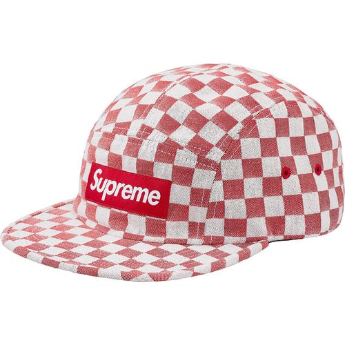SUP Checkerboard Camp Cap Red