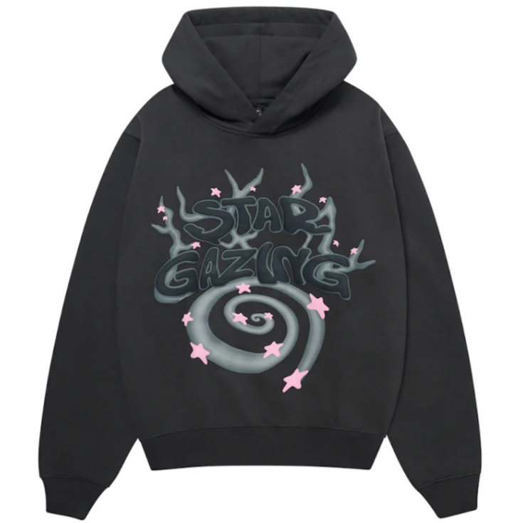 Broken Planet Stargazing Hoodie Soot Black