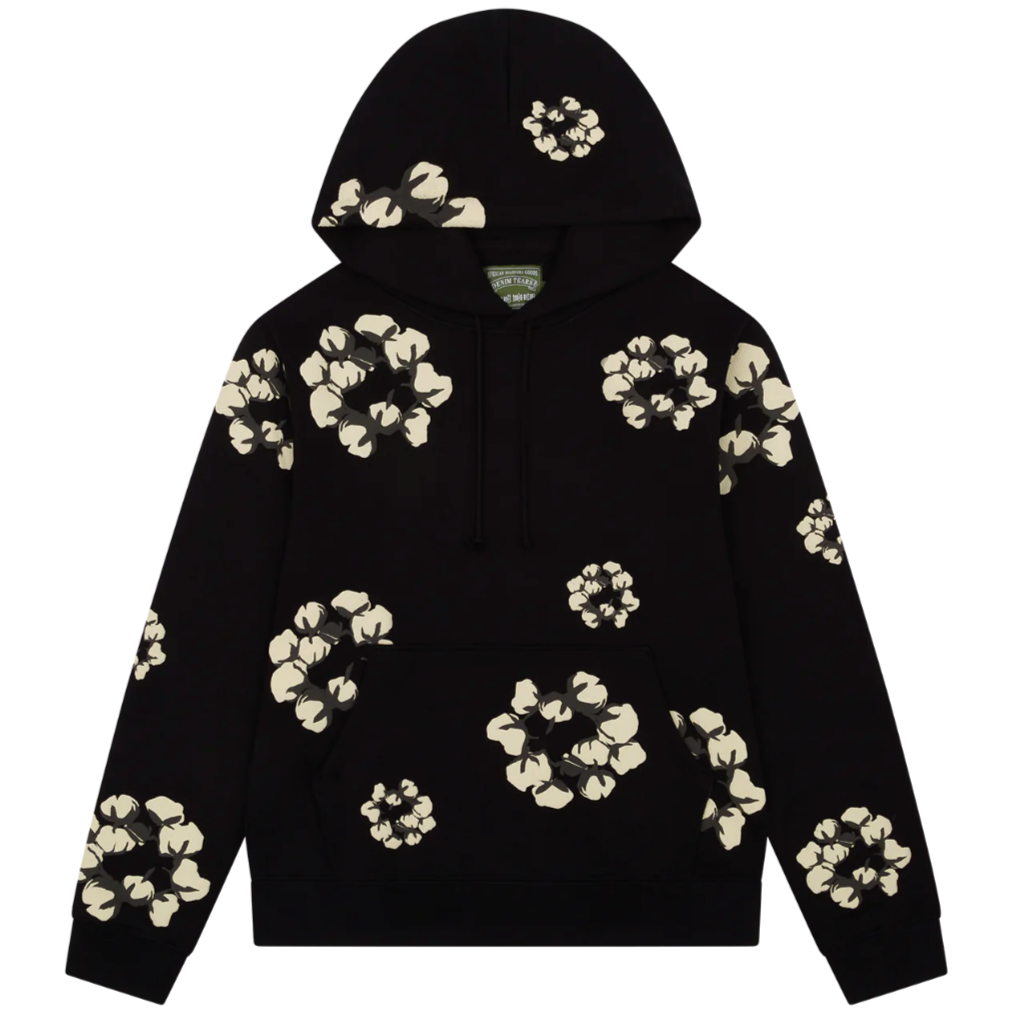 Denim Tears x CPFM Cactus Tears Wreath Hoodie Black