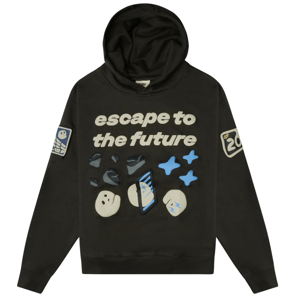 Broken Planet Market Hoodie 'Escape To The Future' - Kick Game