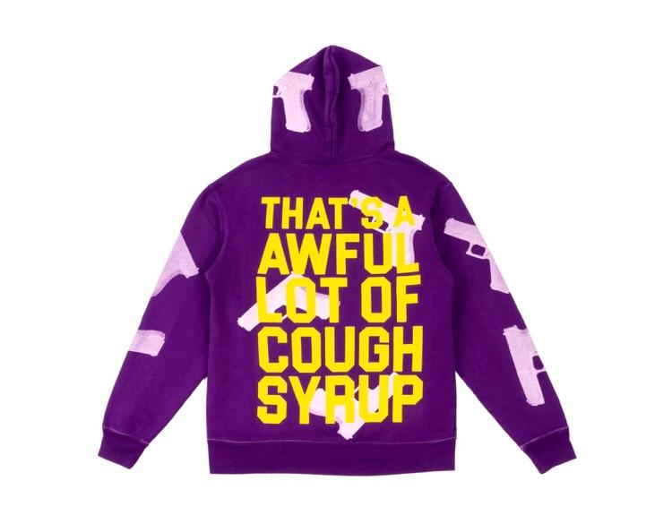 THAT'S A AWFUL LOT OF COUGH SYRUP PURPLE GLOCK HOODIE