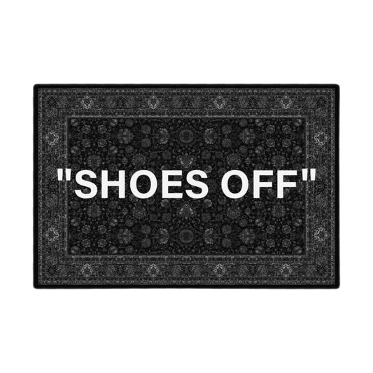 "Shoes Off" Rug
